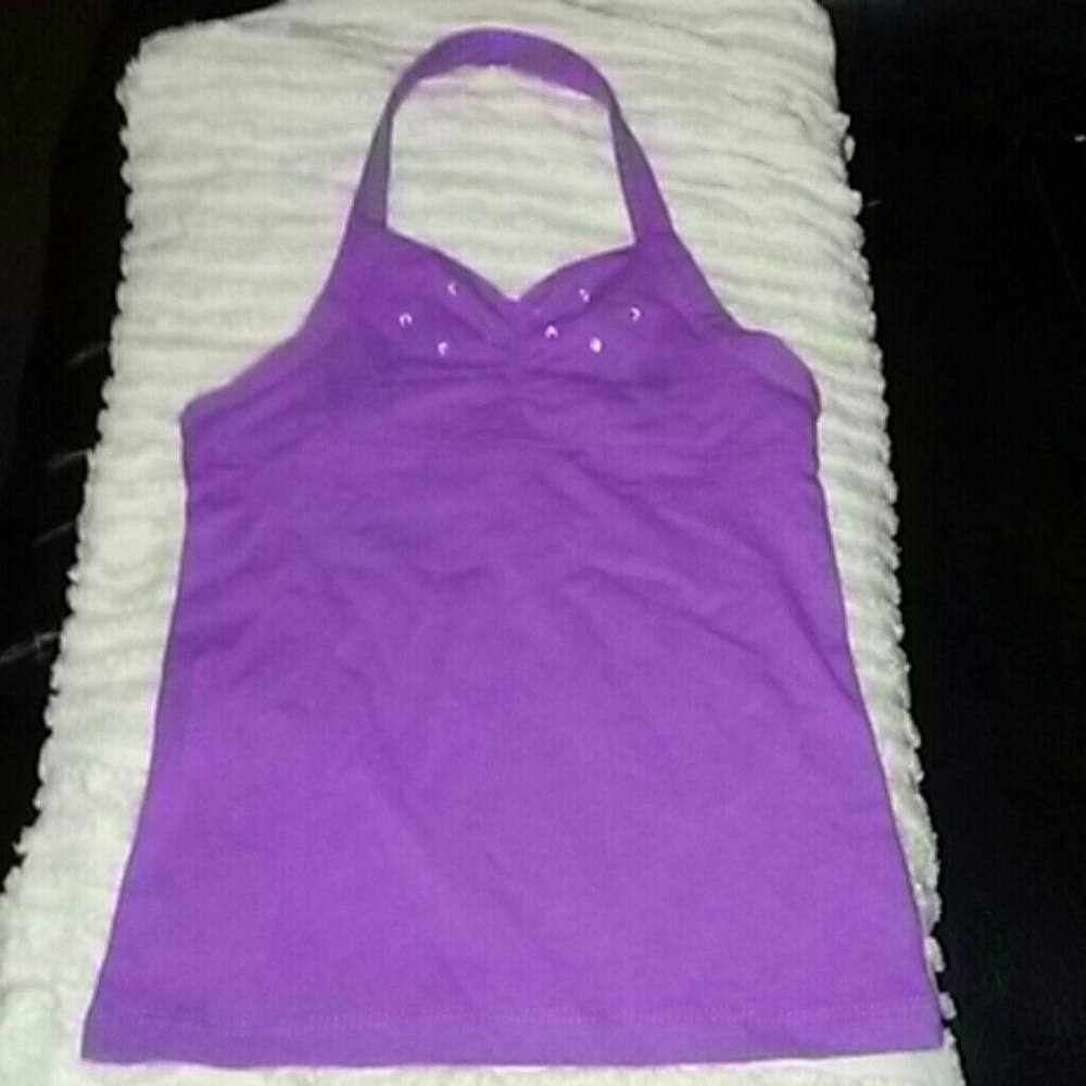 Purple Halter Top